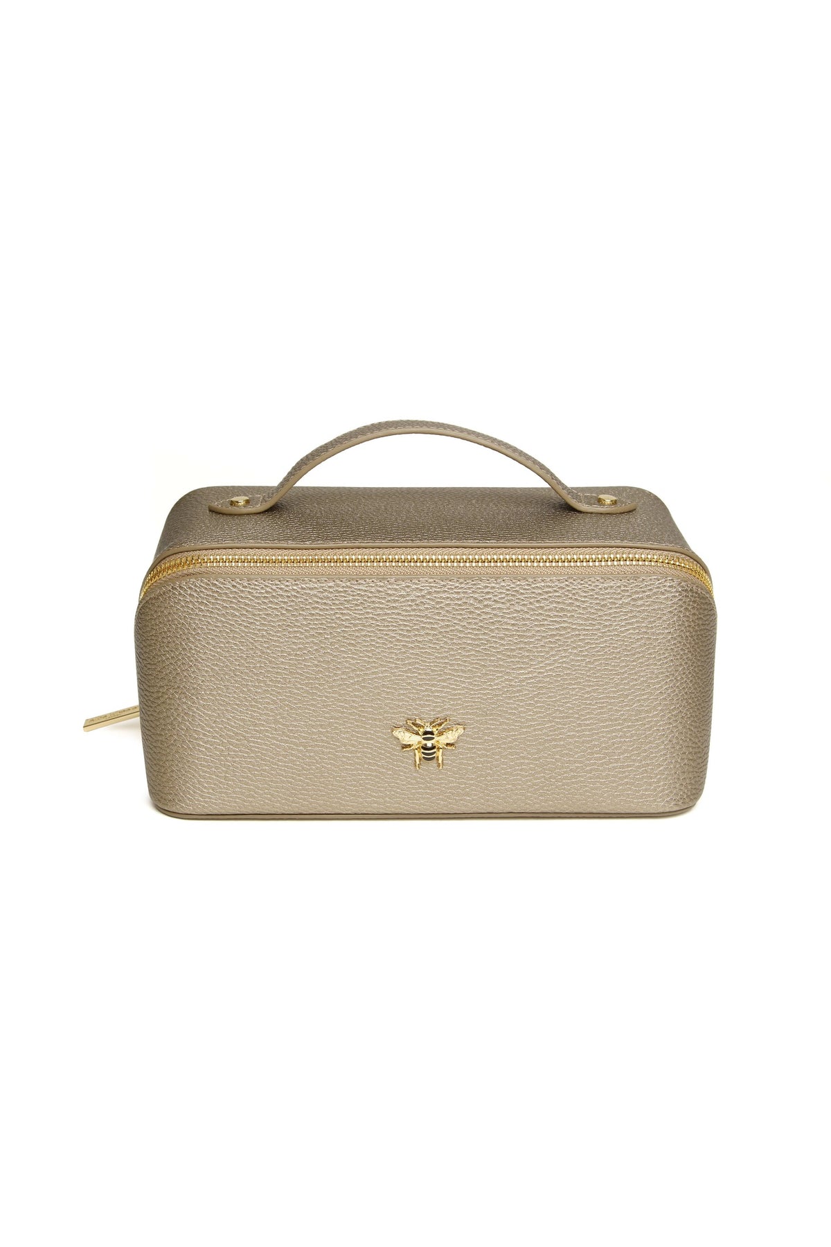 Alice Wheeler Bronze Train Case, product view. Shop Alice Wheeler at Dotique.