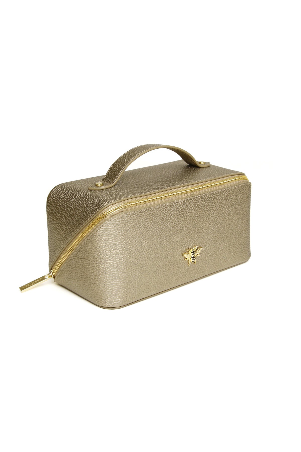 Alice Wheeler Bronze Train Case, additional view. Shop Alice Wheeler at Dotique.