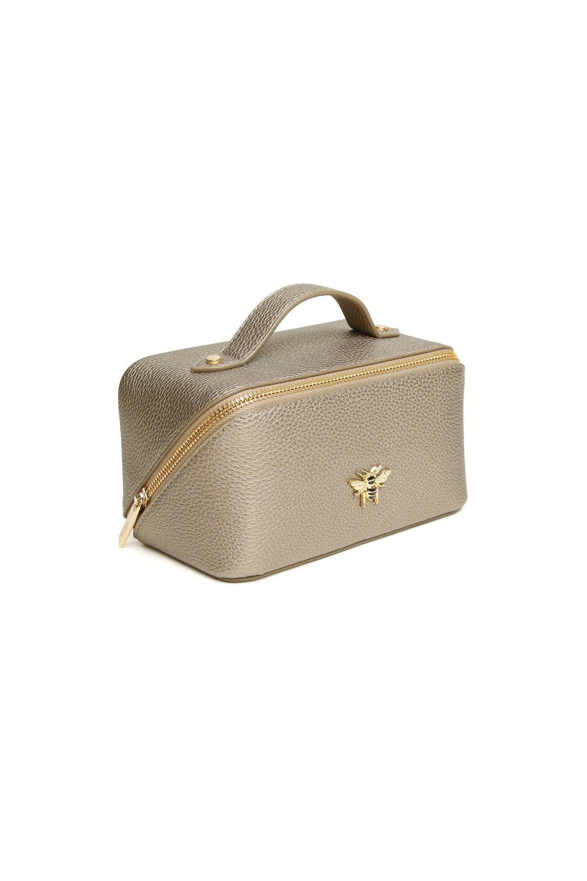 Alice Wheeler Bronze Mini Train Case, additional view. Shop Alice Wheeler at Dotique.