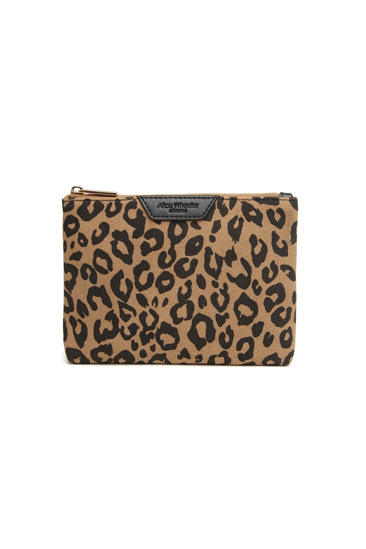 Alice Wheeler Dark Leopard Pouch, additional view. Shop Alice Wheeler at Dotique.