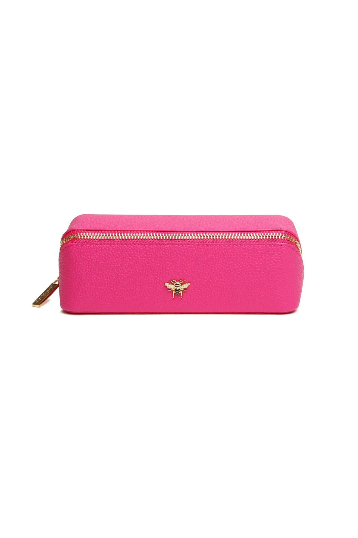 Alice Wheeler Hot Pink Small Train Case, product view. Shop Alice Wheeler at Dotique.