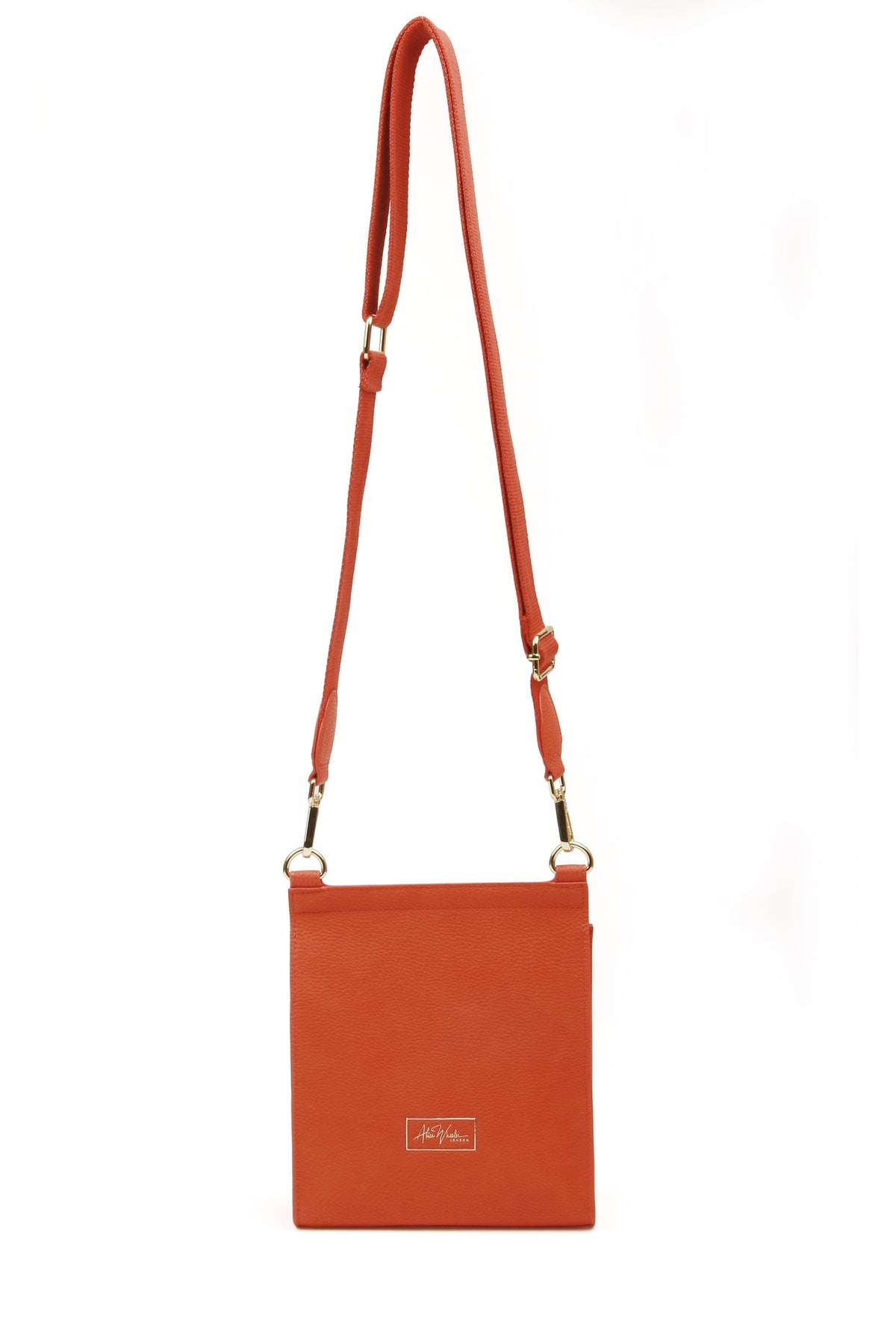 Alice Wheeler Orange Bloomsbury Crossbody Bag, additional view. Shop Alice Wheeler at Dotique.