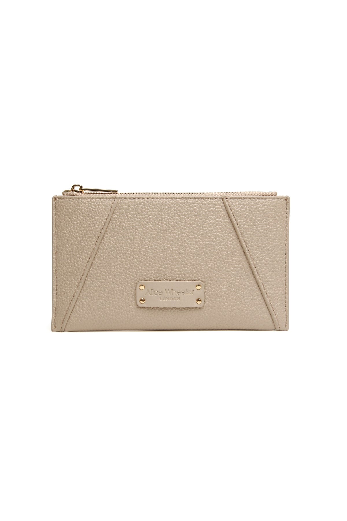 Alice Wheeler Stone Kensington Purse, product view. Shop Alice Wheeler at Dotique.