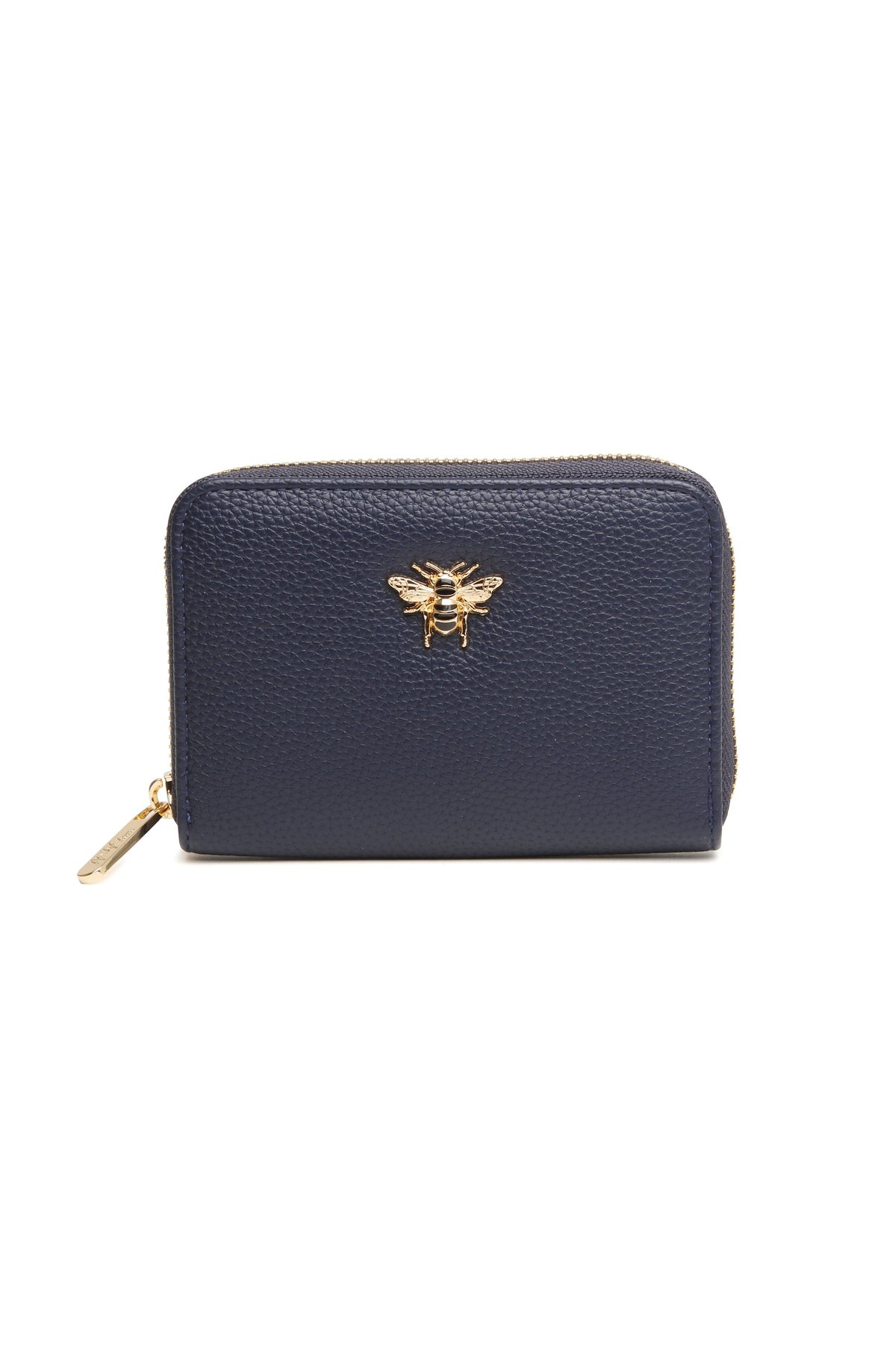 Alice Wheeler Navy Bromley Purse, product view. Shop Alice Wheeler at Dotique.