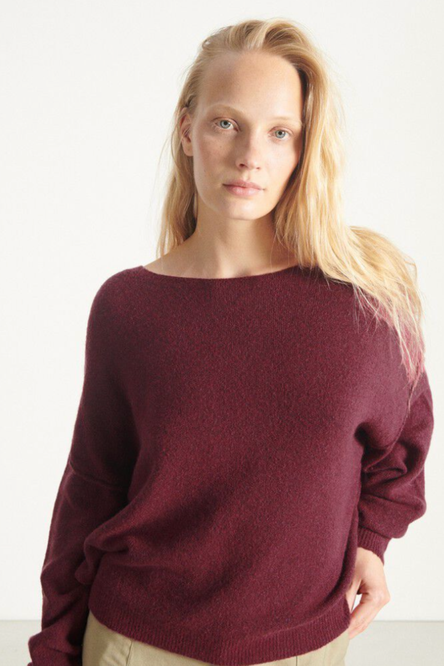 American Vintage Mottled Grape Damsville Jumper