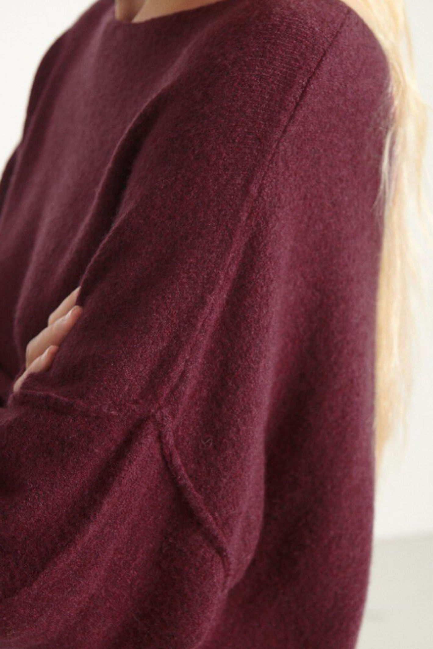 American Vintage Mottled Grape Damsville Jumper