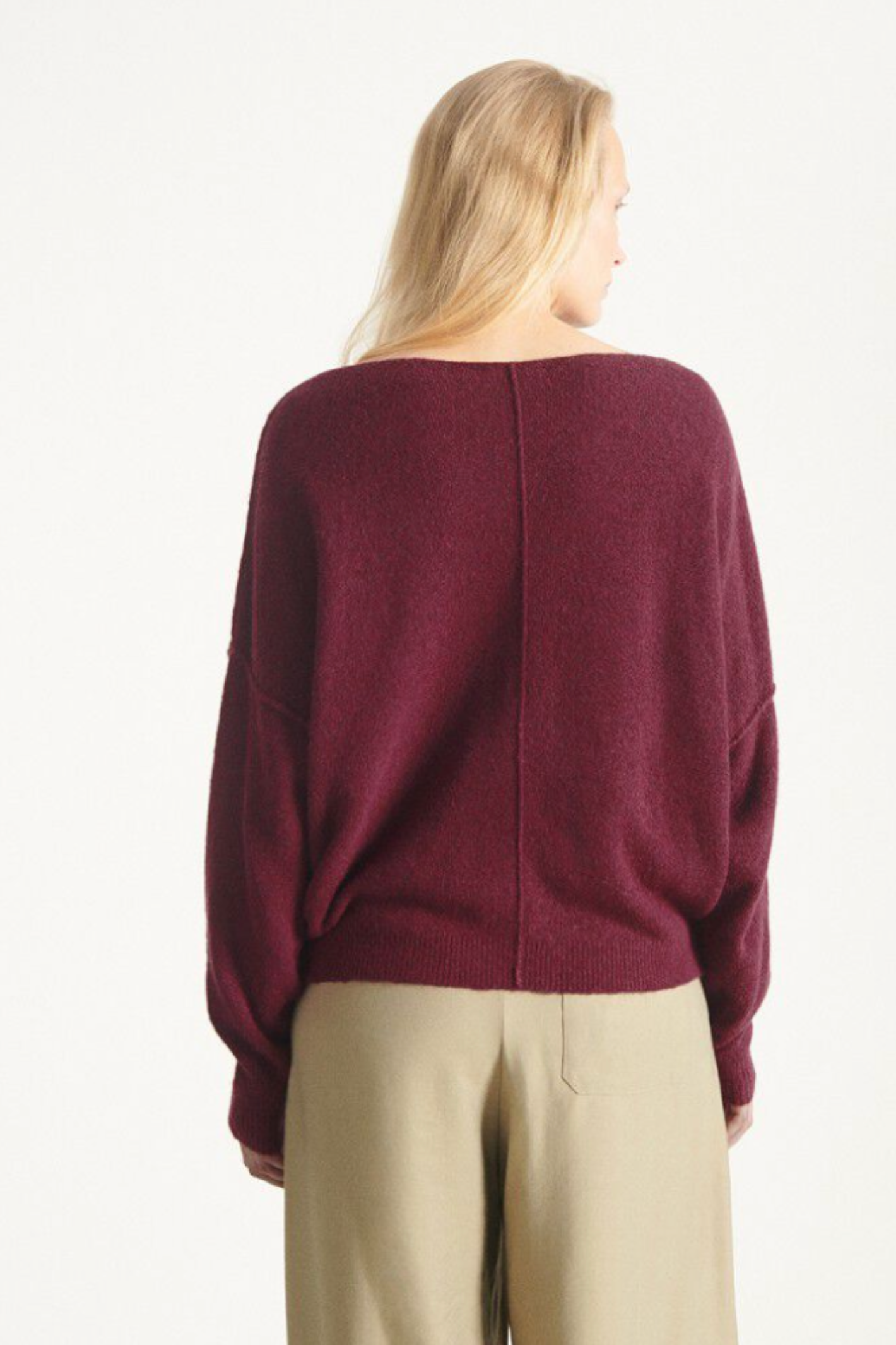American Vintage Mottled Grape Damsville Jumper