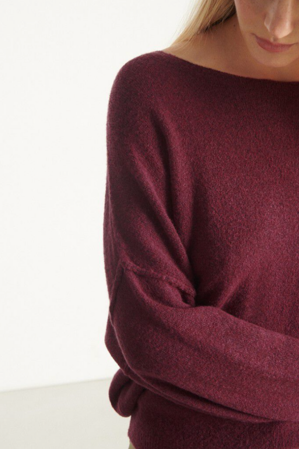 American Vintage Mottled Grape Damsville Jumper