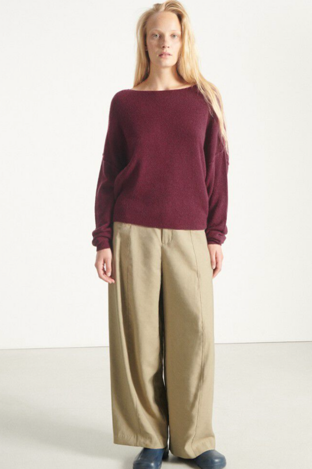 American Vintage Mottled Grape Damsville Jumper