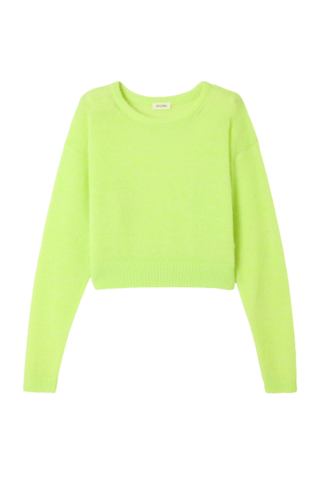 American Vintage Nuggy lightweight knit in citronnade fluo. Shop at Dotique