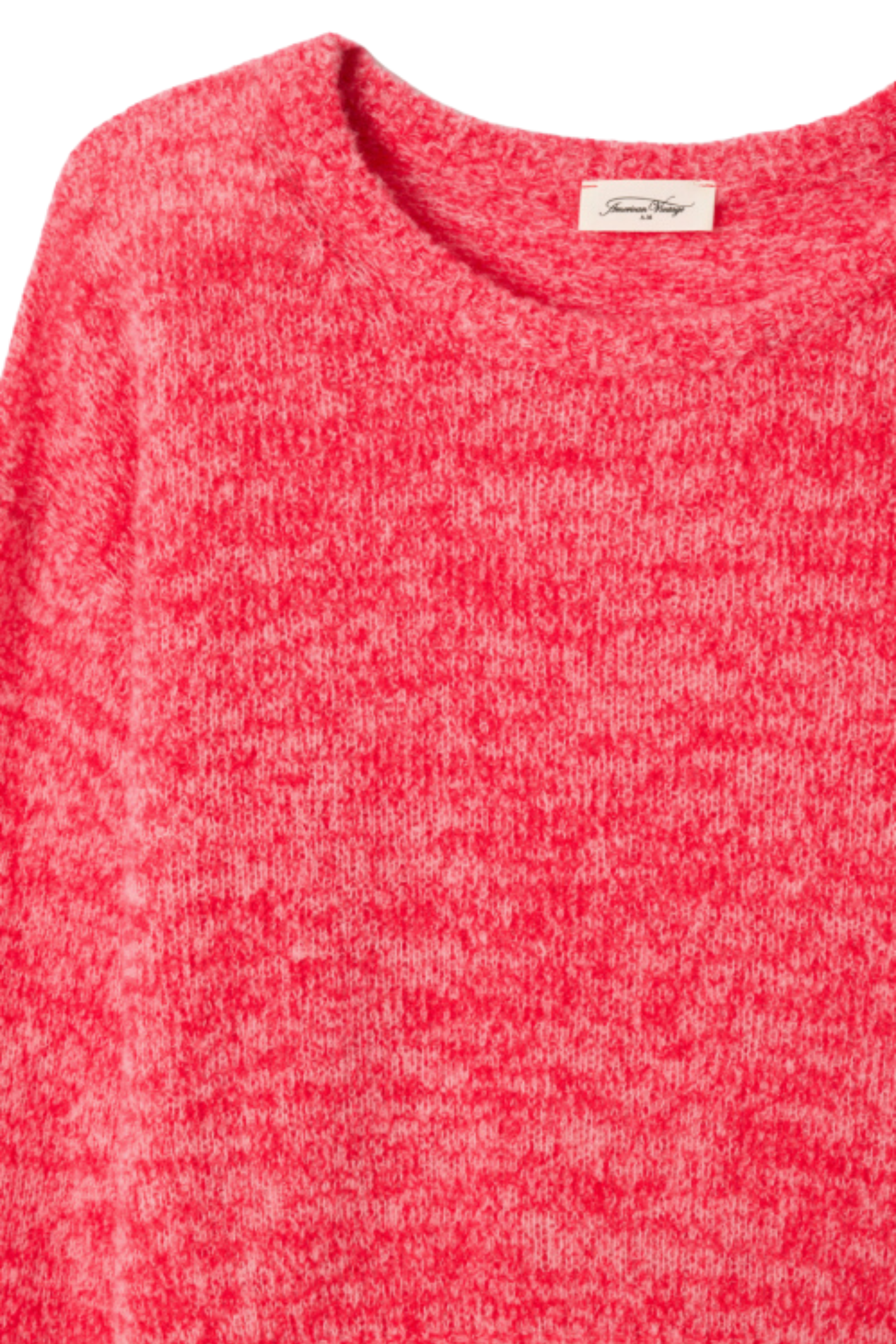 American Vintage Nuggy Wool Blend Knit Fraise Fluo Chine – Dotique soft knitwear by american vintage Shop american vintage at Dotique