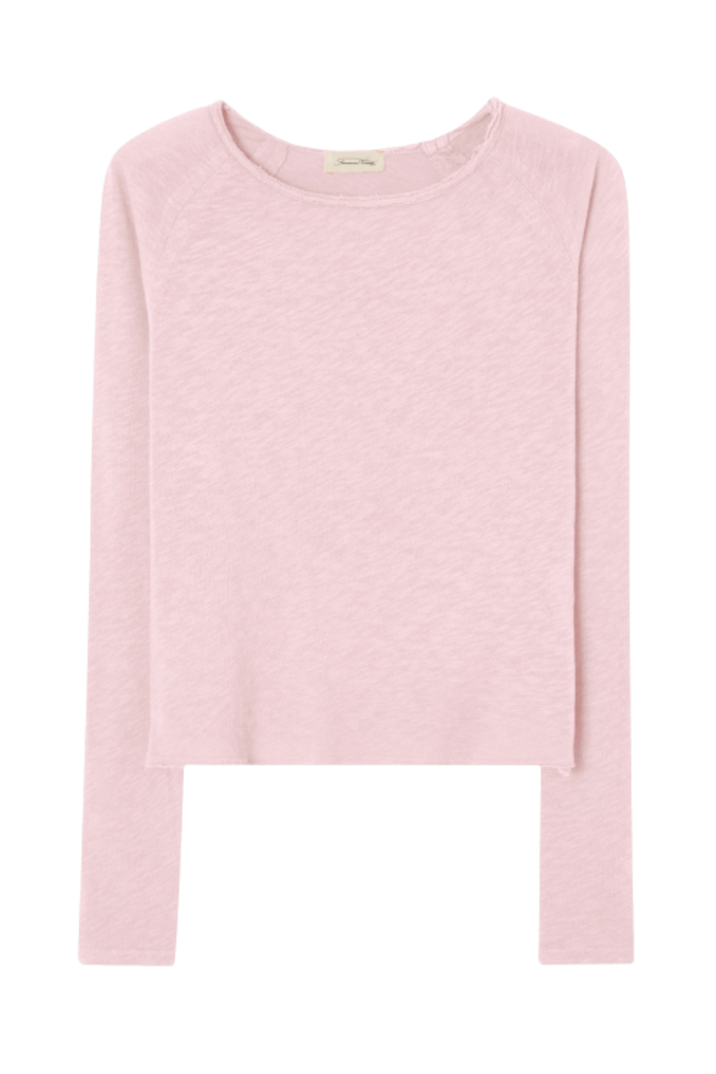 Relaxed fit American Vintage cotton long sleeve tee. Shop at Dotique.