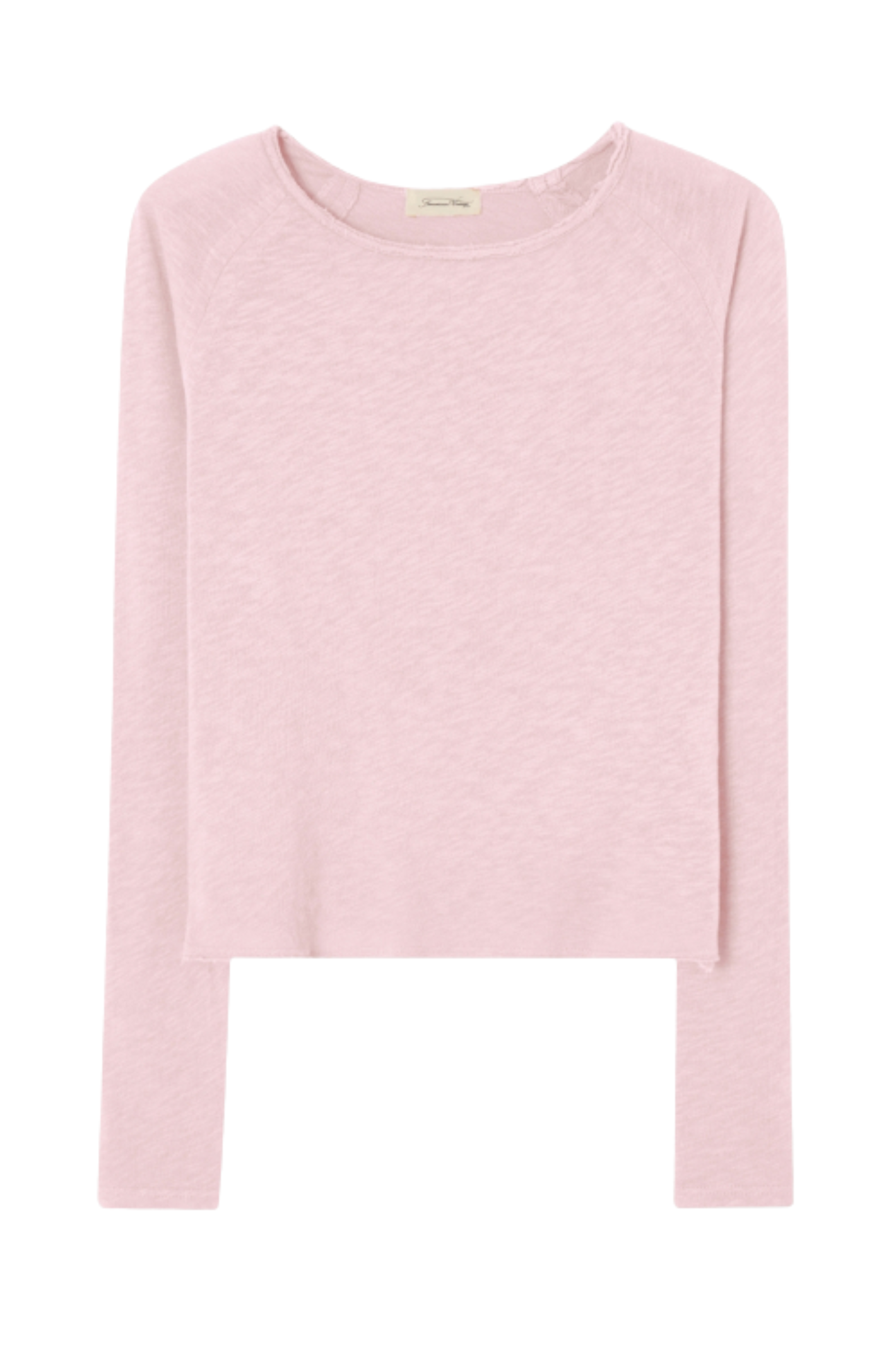 Relaxed fit American Vintage cotton long sleeve tee. Shop at Dotique.