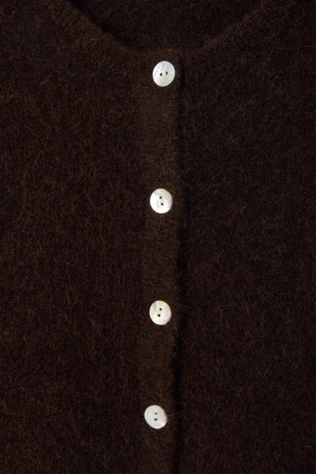 American Vintage Melange Coffee Brown VITOW Cardigan