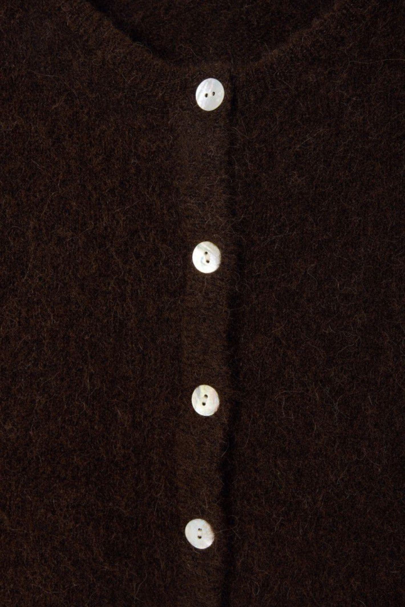 American Vintage Melange Coffee Brown VITOW Cardigan