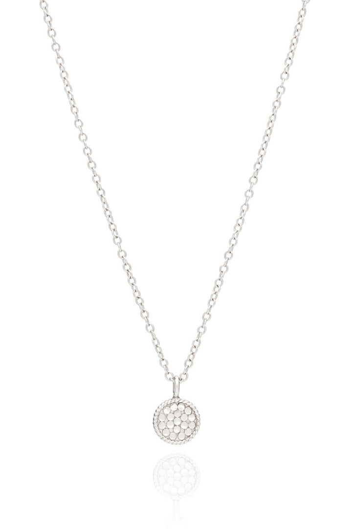 Anna Beck Mini Disc Necklace 16-18 (Reversible) - Gold & Silver (0140N-TWT)