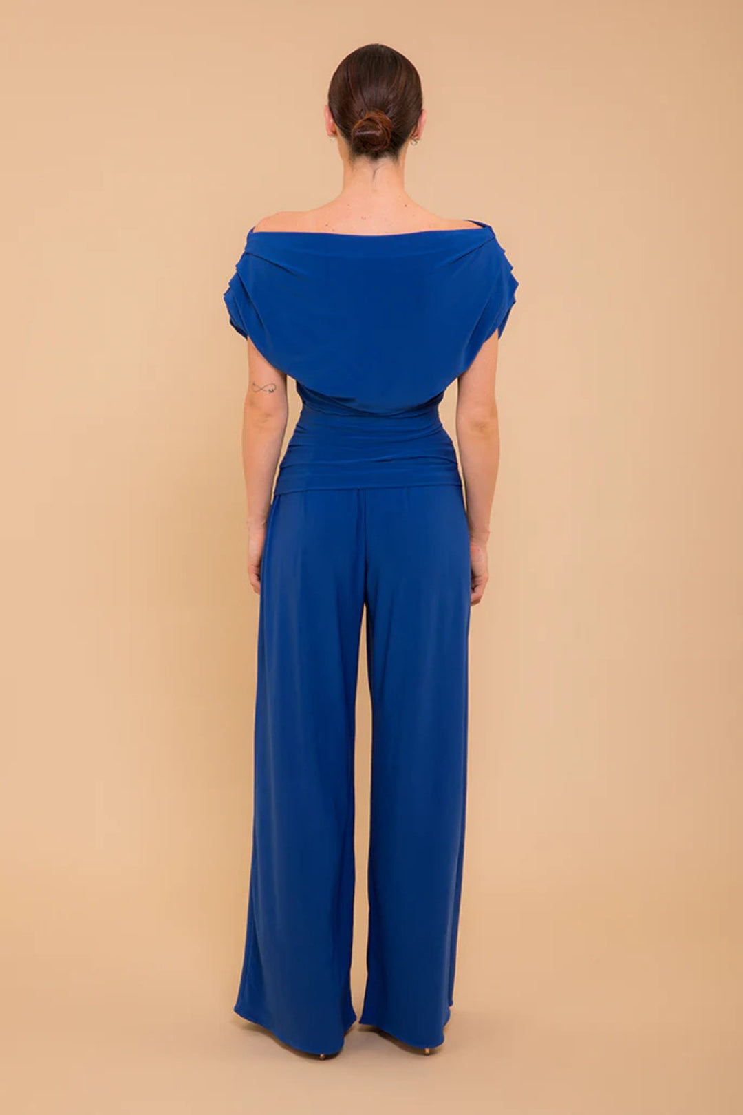 ATOM LABEL Carbon Jumpsuit in Cobalt Blue