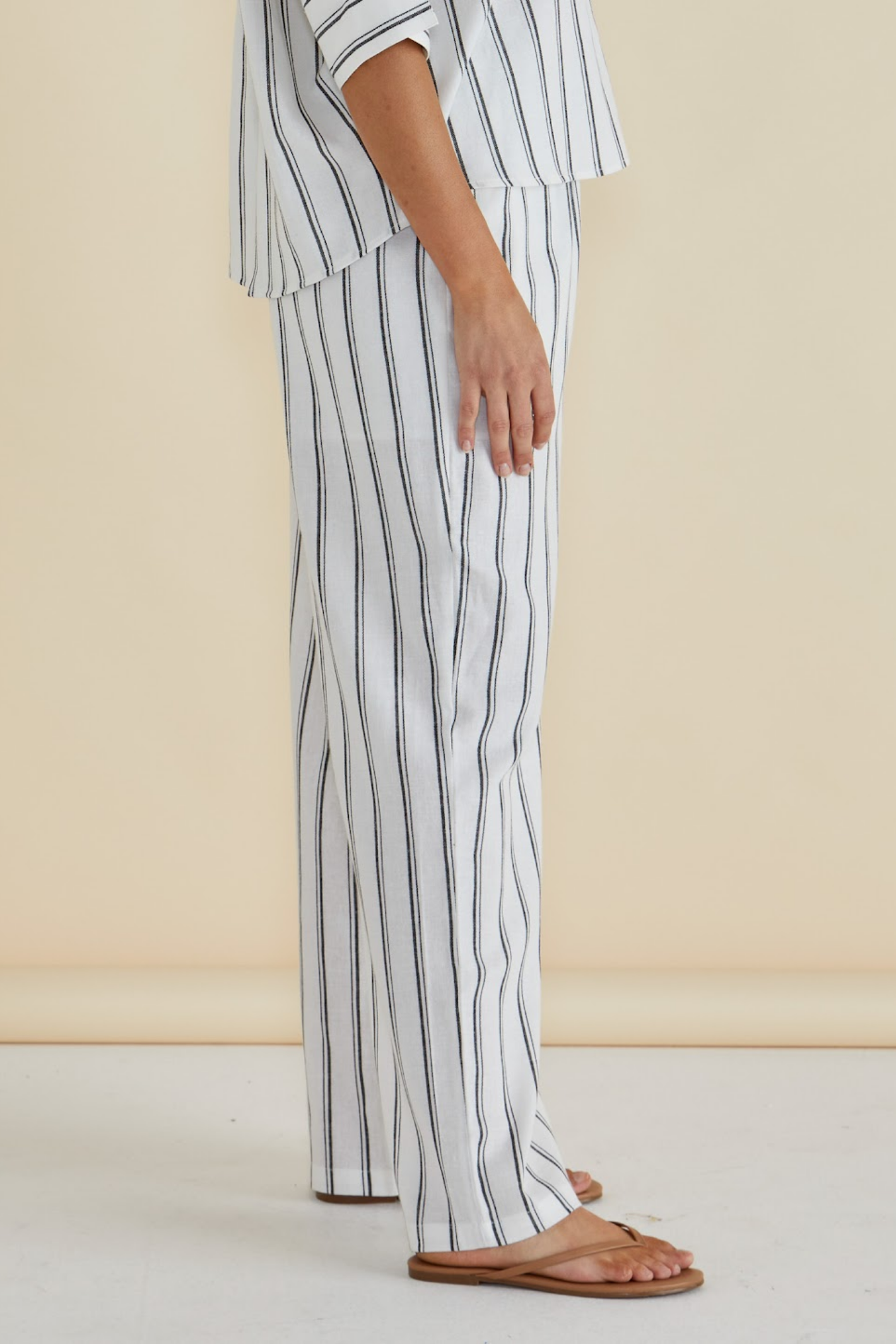 Dotique Betty Basics BB8437 Zaza Relax Trousers in black and white stripe