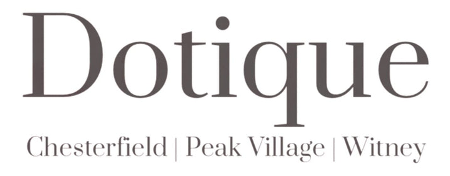 Dotique women's fashion boutique logo. Dotique Chesterfield | Peak Village | Witney