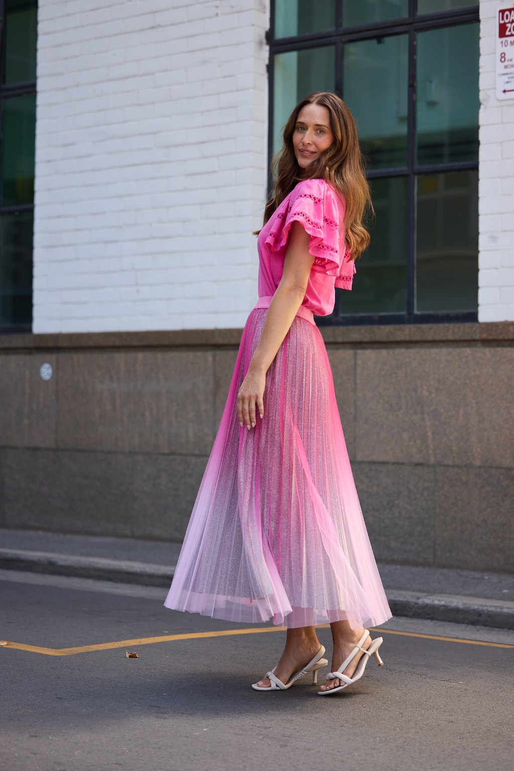 Brave + True West End Skirt BT25440-1 in hot pink ombre – Dotique