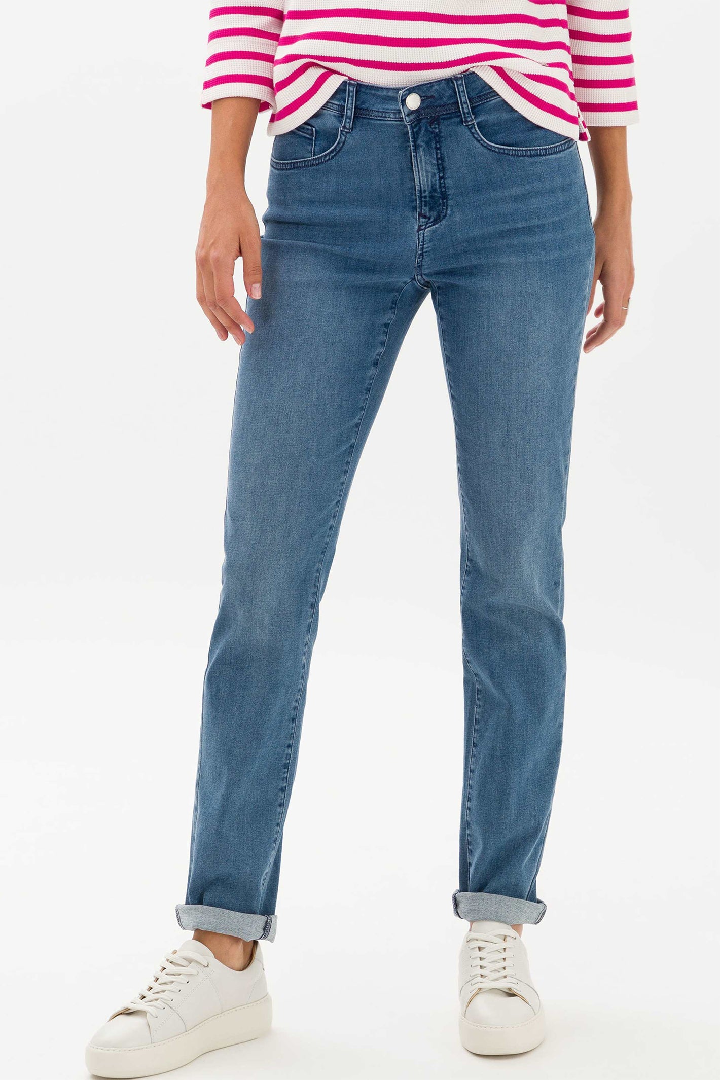 Brax Mary 70-7000 26 9928820 Used Stone Blue Denim Jeans by Brax, shop Brax styles at Dotique online store.