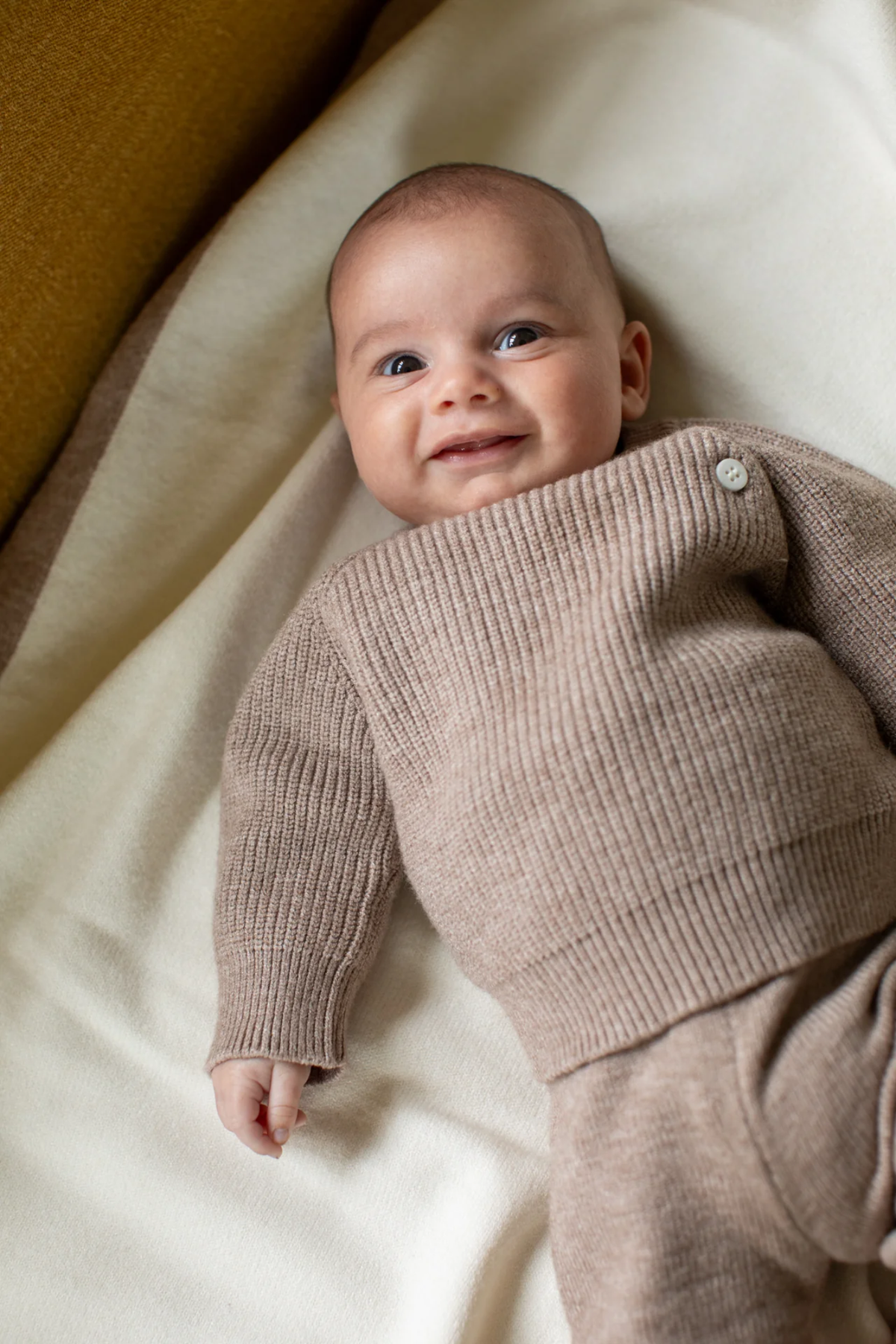 Chalk Mini Babies Piglet Set Marl Beige