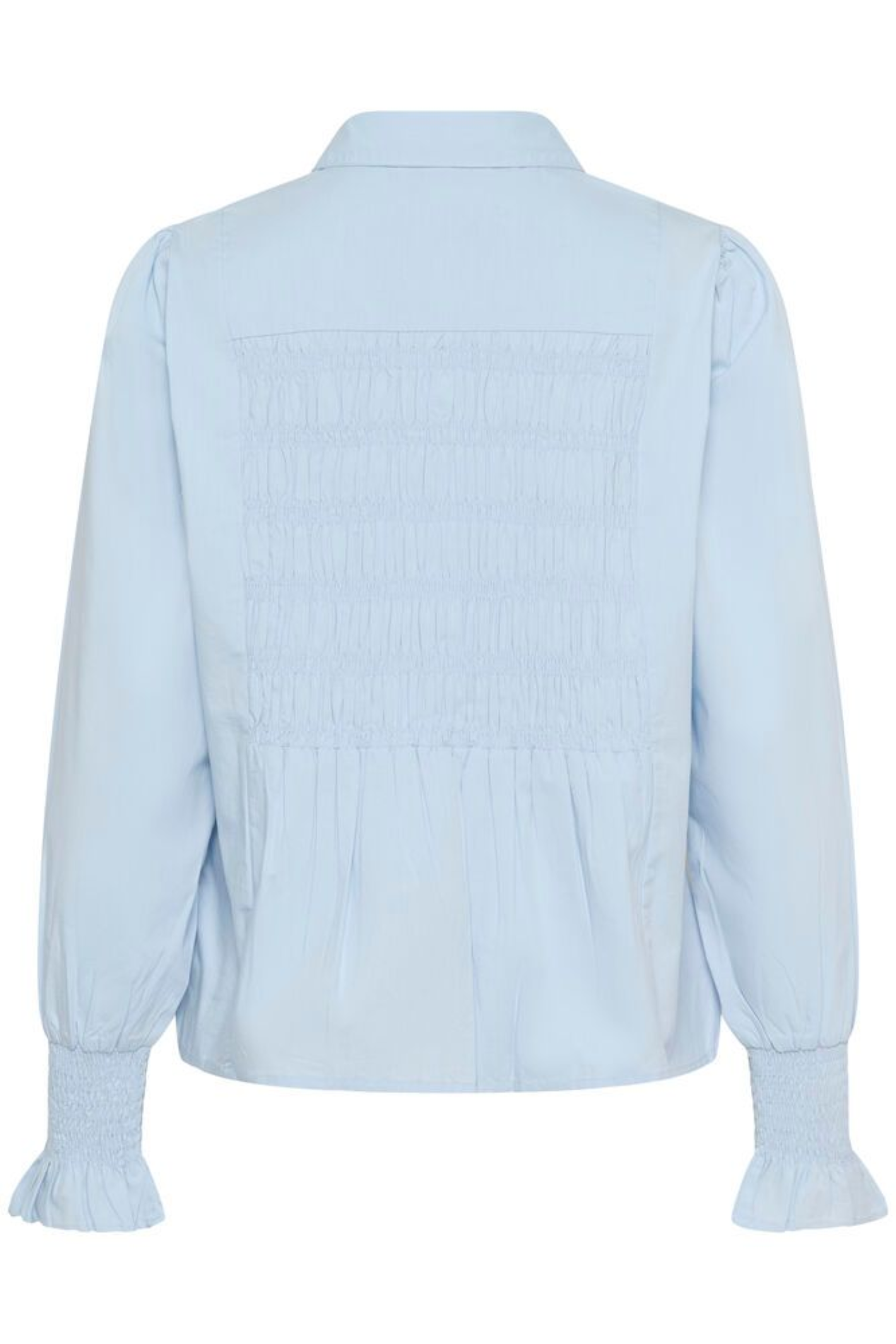 Cream Cashmere Blue CRAdeline cotton blend shirt with classic collar and button front at Dotique