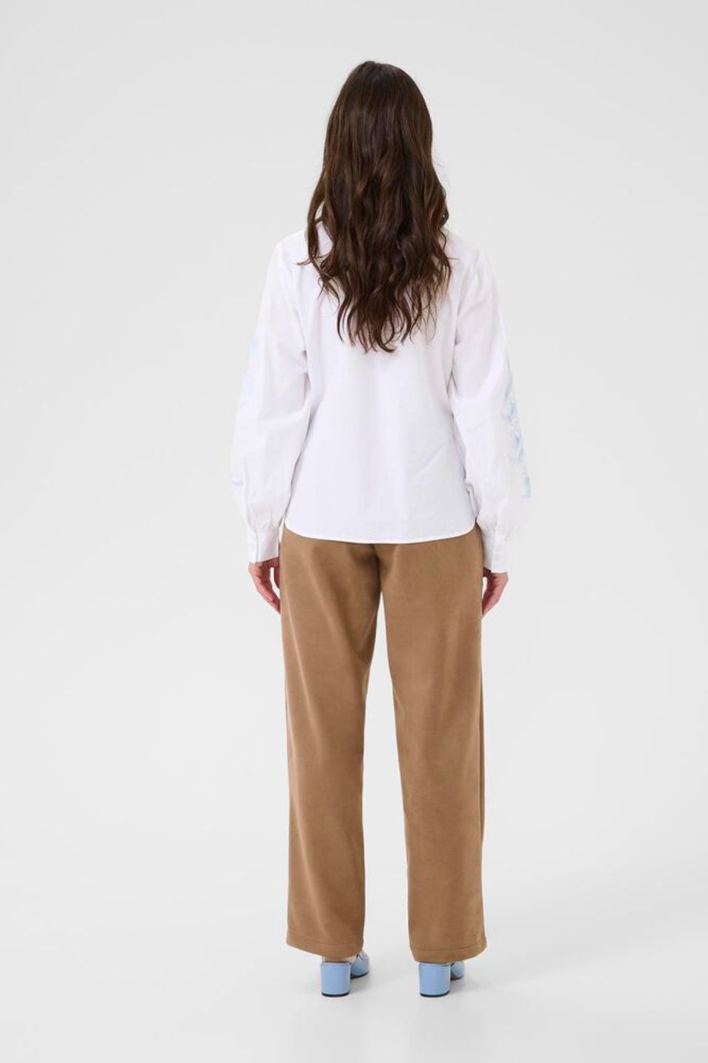 White cotton embroidered shirt by Cream. Light, breathable and easy to wear with jeans or tailoring. Shop now at Dotique.