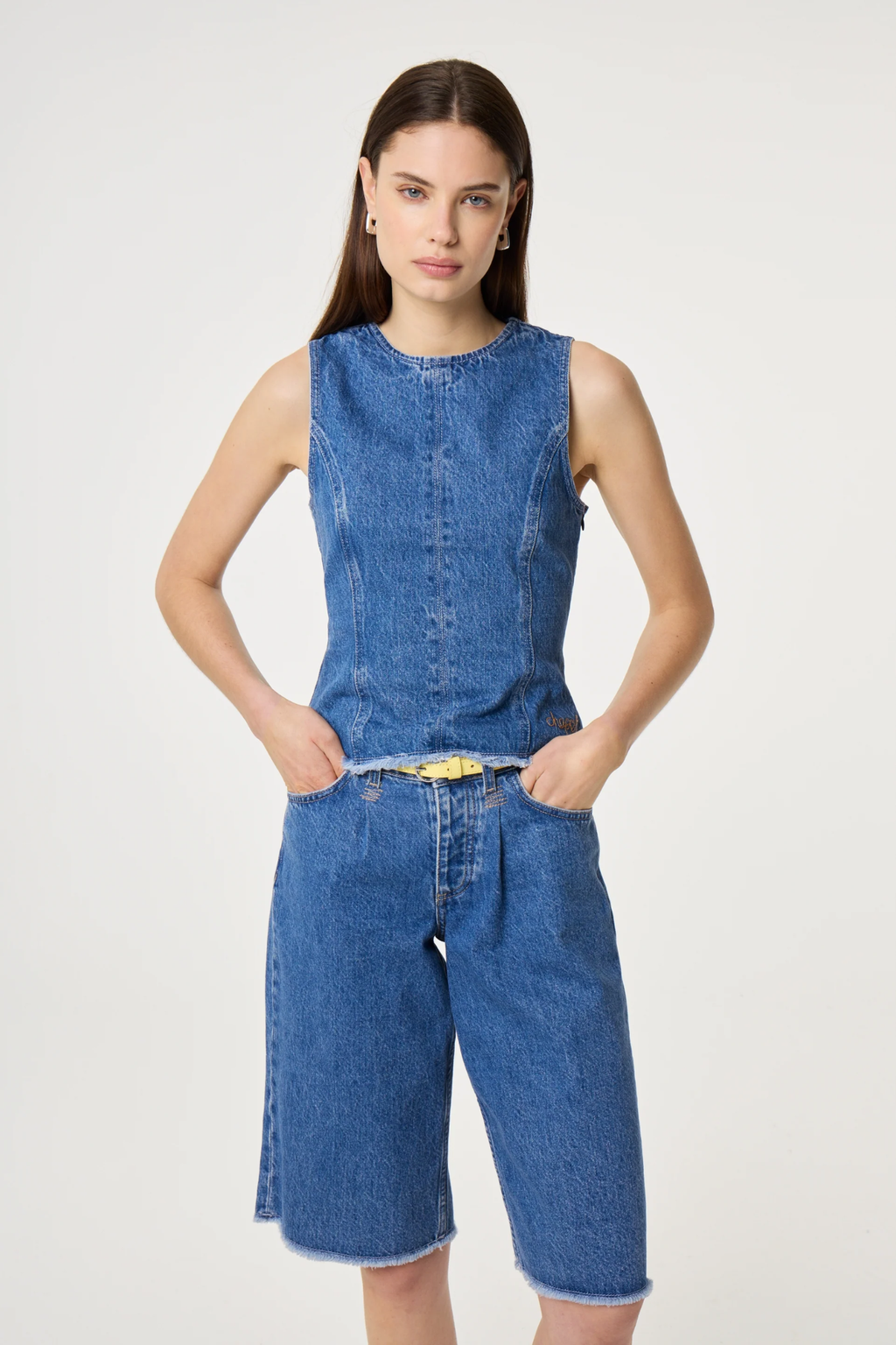 Fabienne Chapot Jojo Top Faded Light Blue