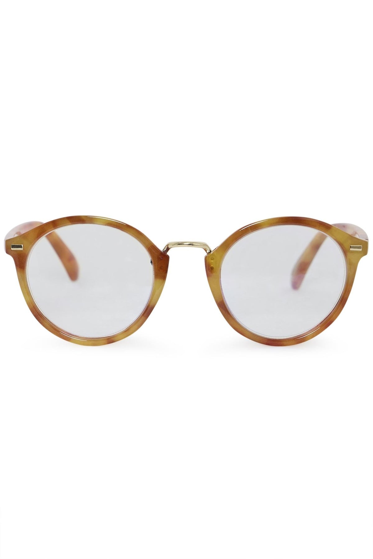 Fransa FRAMALA GLASSES Savannah Tan Melange – product front. Shop Fransa at Dotique.