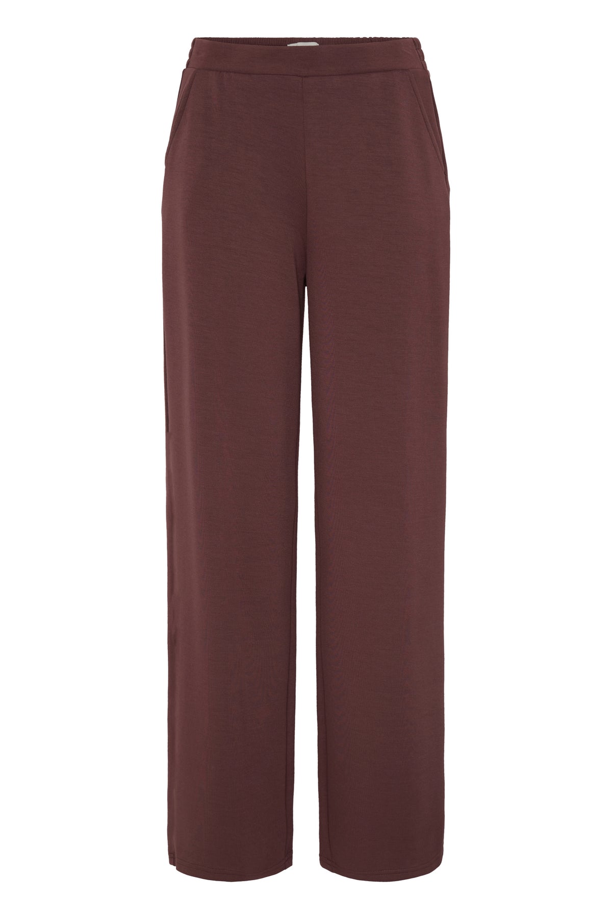 Fransa FRAURORA PA 4 Rum Raisin Trouser – product front view. Shop Fransa at Dotique.