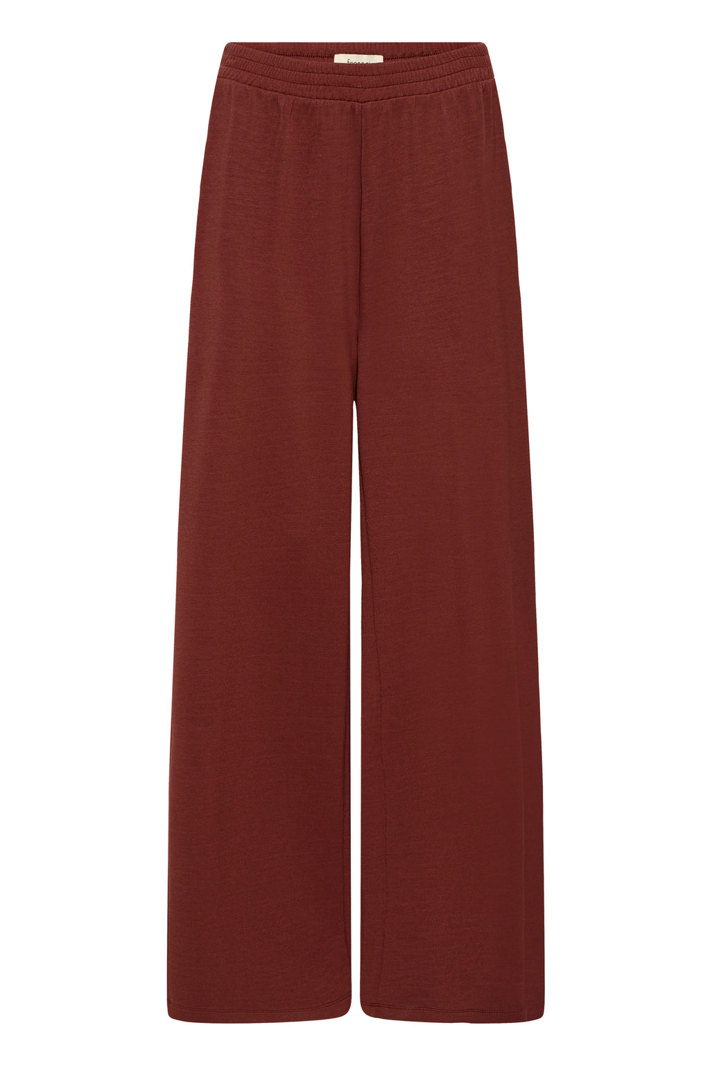 Fransa FRAURORA PA 9 Rum with White Contrast Trousers – product front view. Shop Fransa at Dotique.