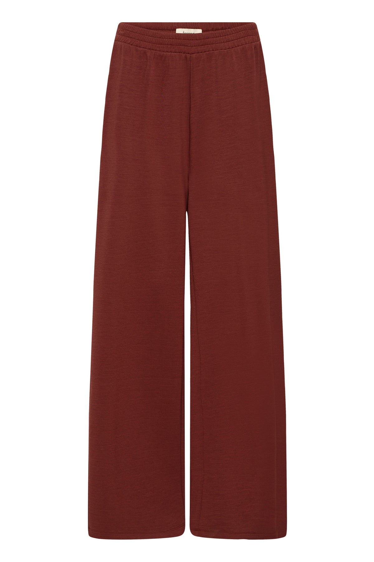 Fransa FRAURORA PA 9 Rum with White Contrast Trousers – product front view. Shop Fransa at Dotique.