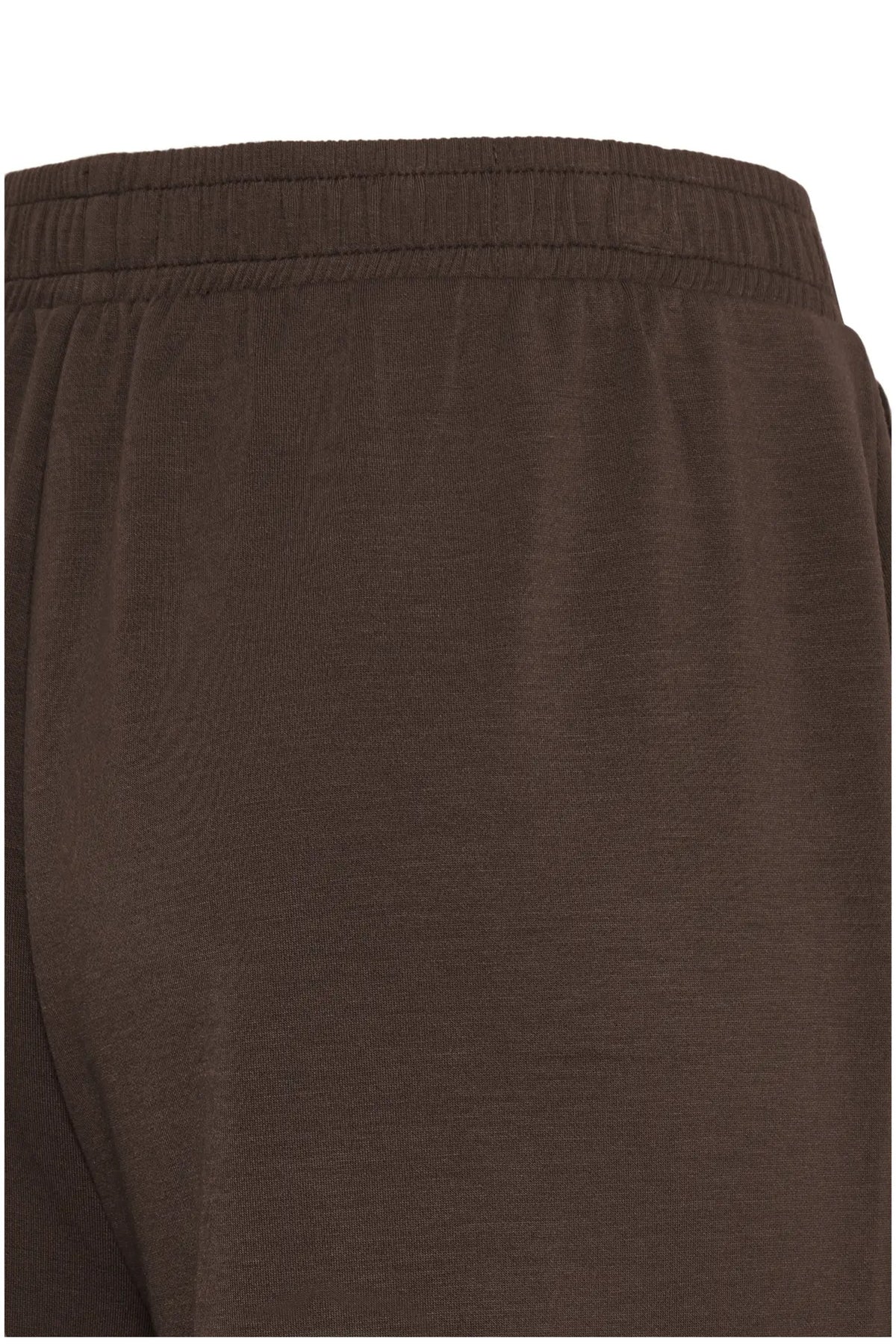 Fransa FRAURORA PA 11 Hot Fudge Trousers – waistband detail. Shop Fransa at Dotique.