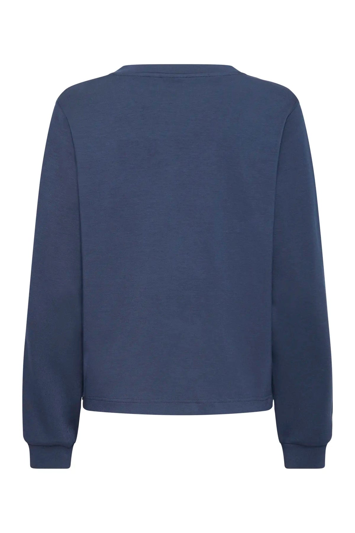 Fransa FRAURORA PU 27 Navy Blazer Jumper – product back. Shop Fransa at Dotique.