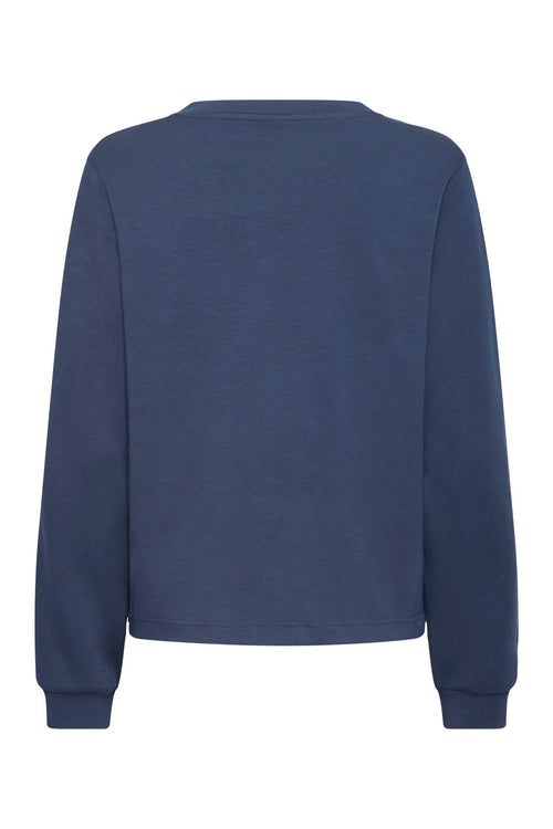 Fransa FRAURORA PU 27 Navy Blazer Jumper – product back. Shop Fransa at Dotique.