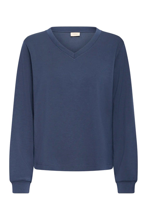 Fransa FRAURORA PU 27 Navy Blazer Jumper – product front. Shop Fransa at Dotique.