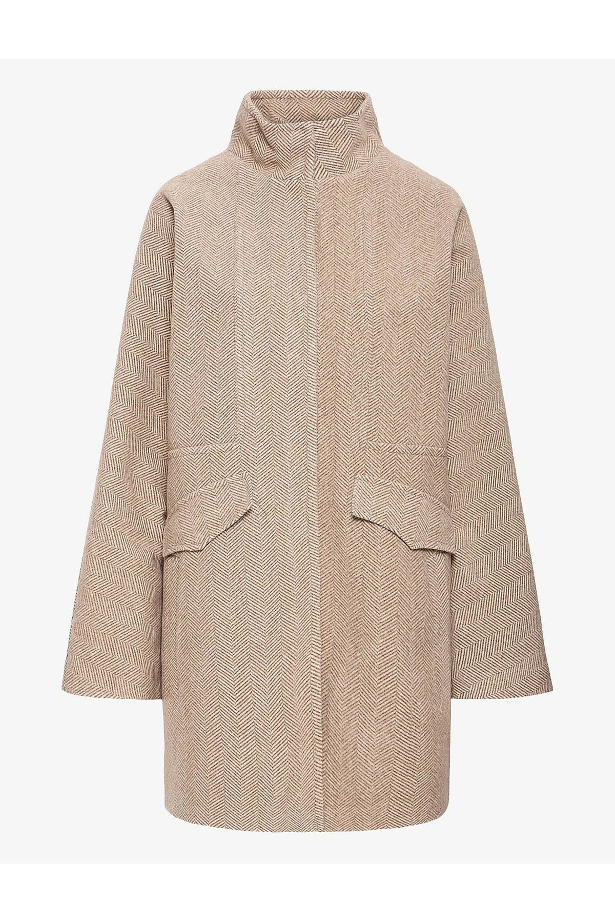 Fransa FREVILLA JA 5 Rain Drum Mix Jacket – product front. Shop Fransa at Dotique.