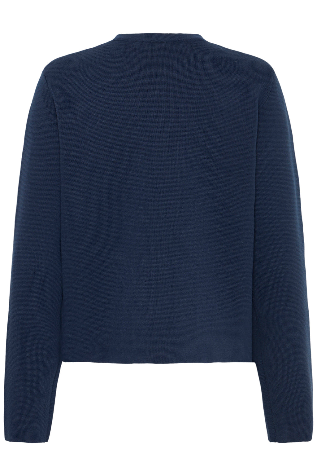 Fransa FRITA CAR 14 Navy Blazer Cardigan – product back. Shop Fransa at Dotique.