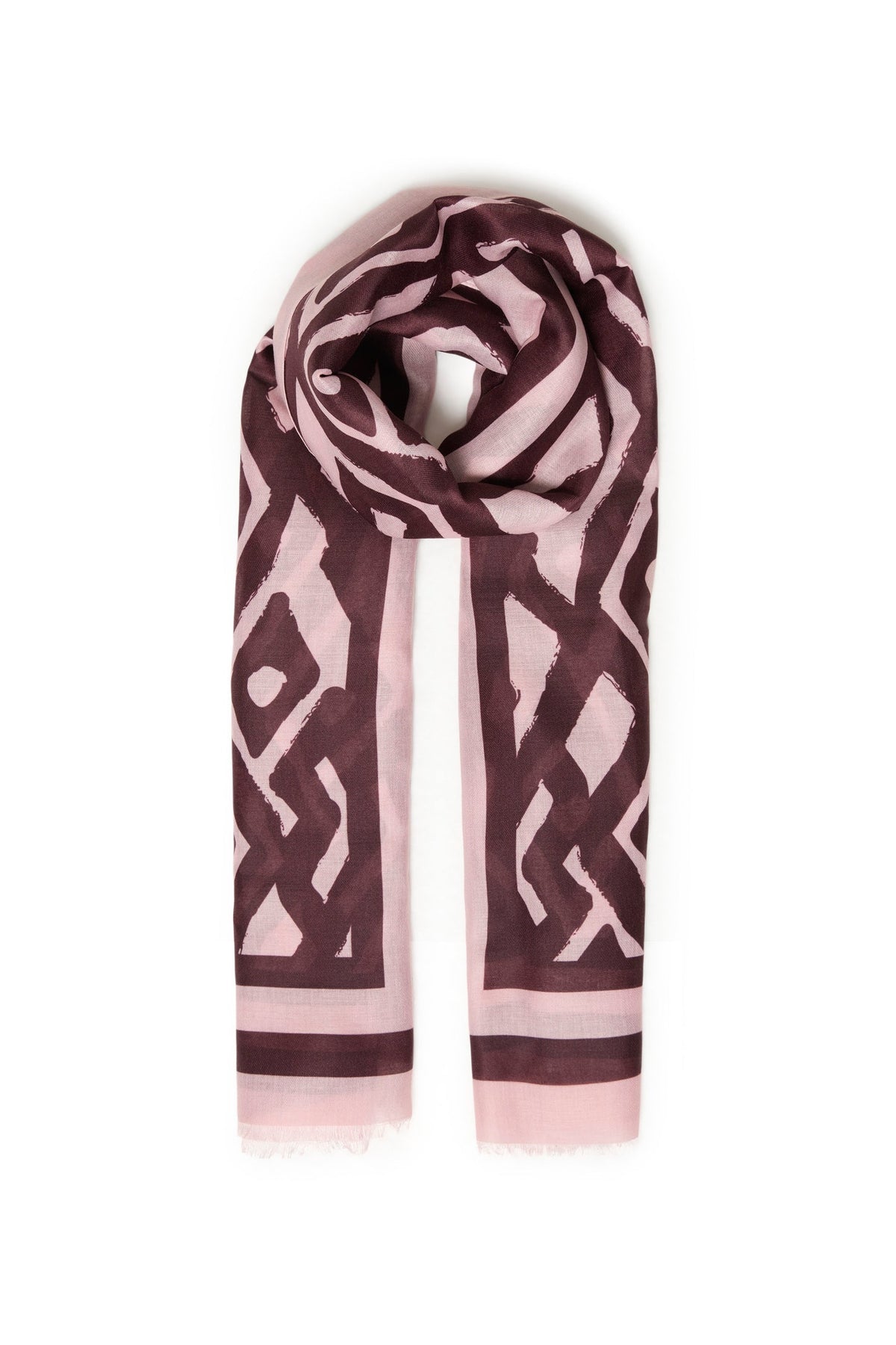Fransa FRJILLA SCARF 1 Silver Mink Scarf – product front. Shop Fransa at Dotique.