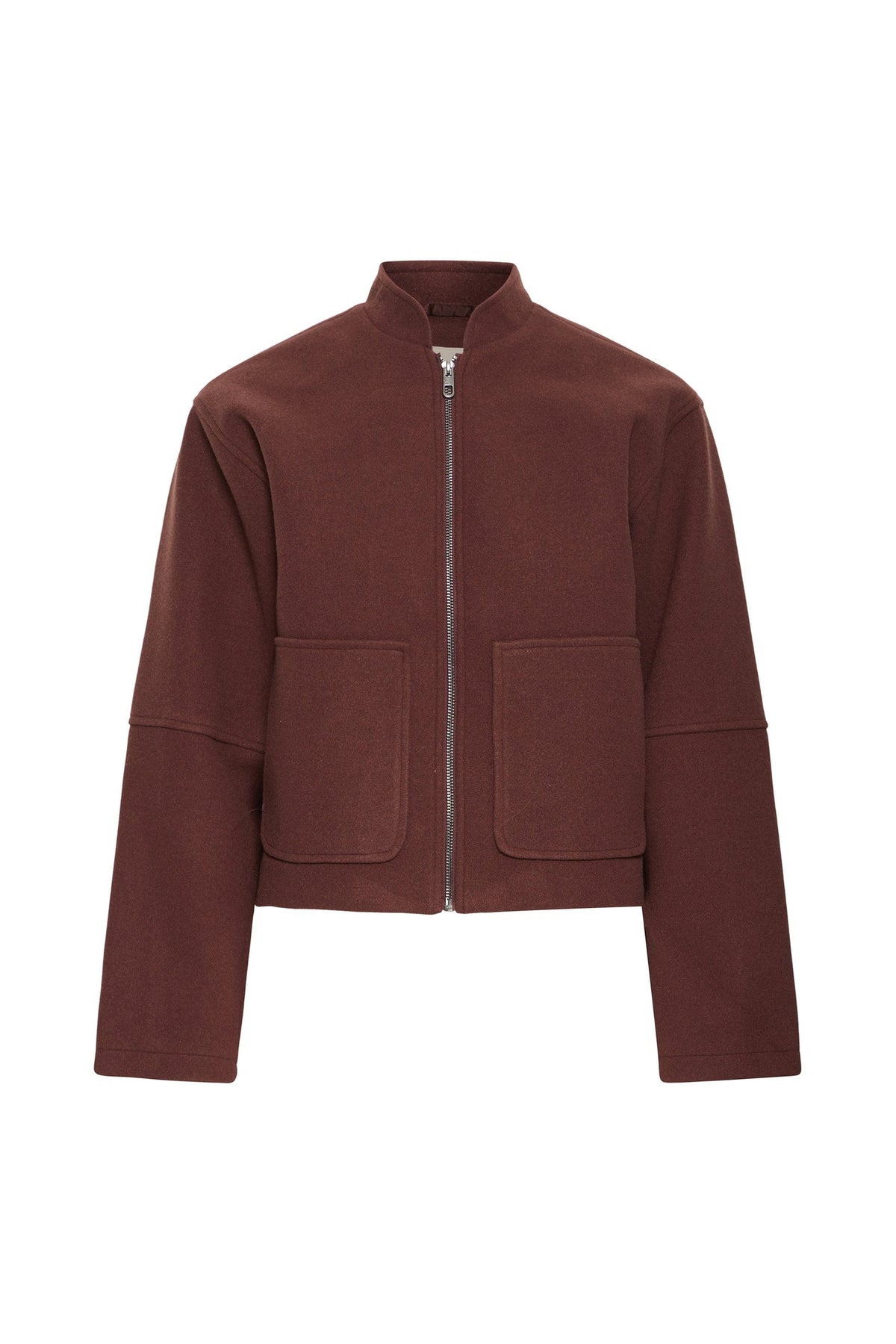 Fransa FRJOA JA 2 Rum Raisin Melange Jacket – product front. Shop Fransa at Dotique.