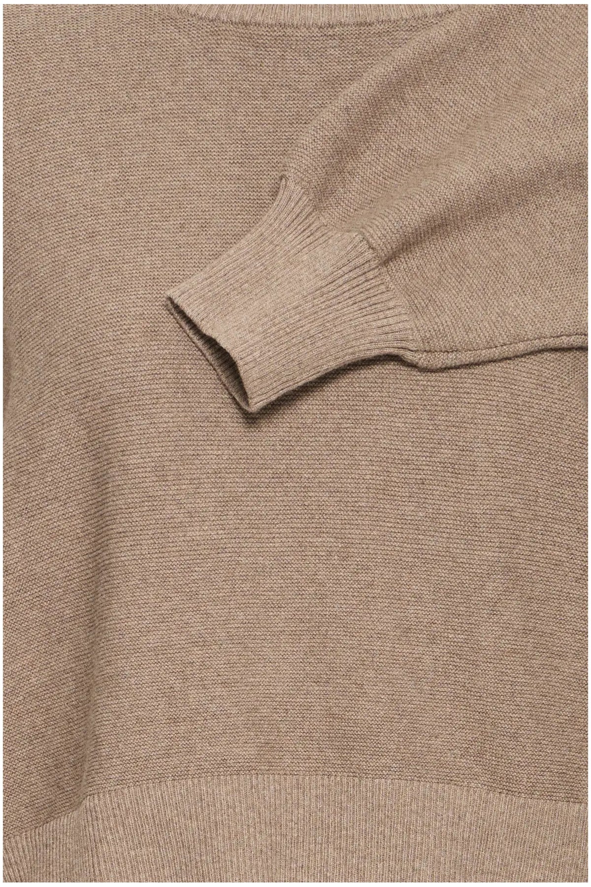 Fransa FRKASJA PU 1 Rain Drum Melange Jumper – detail. Shop Fransa at Dotique.