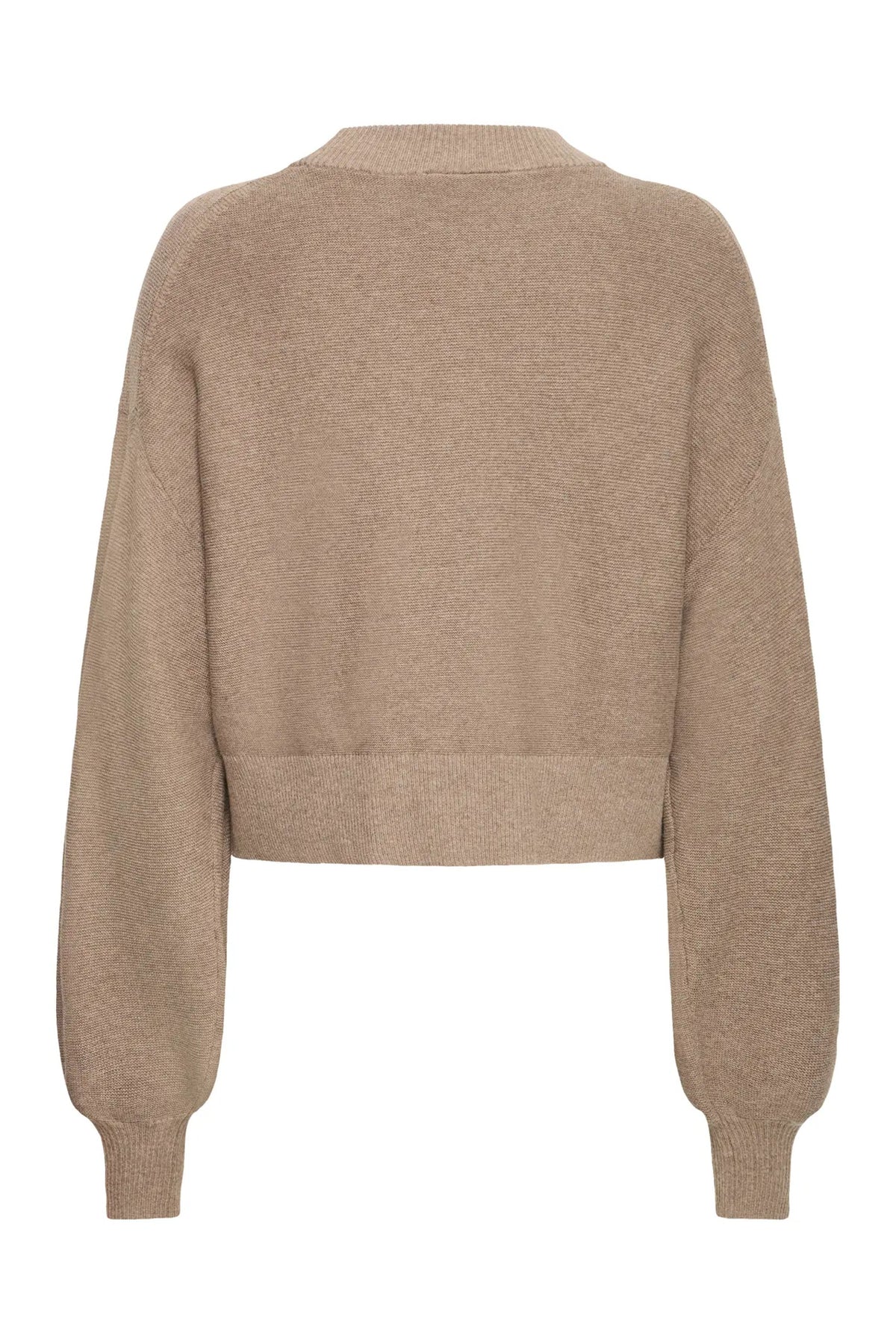 Fransa FRKASJA PU 1 Rain Drum Melange Jumper – product back. Shop Fransa at Dotique.
