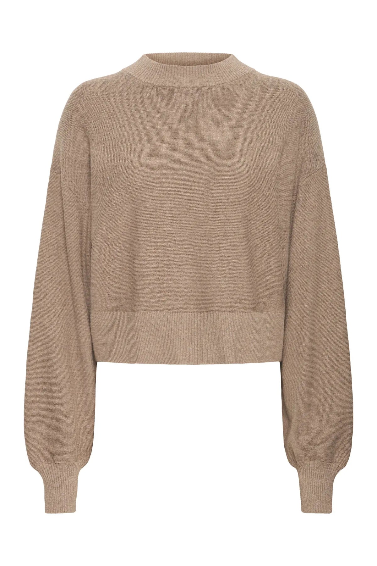 Fransa FRKASJA PU 1 Rain Drum Melange Jumper – product front. Shop Fransa at Dotique.