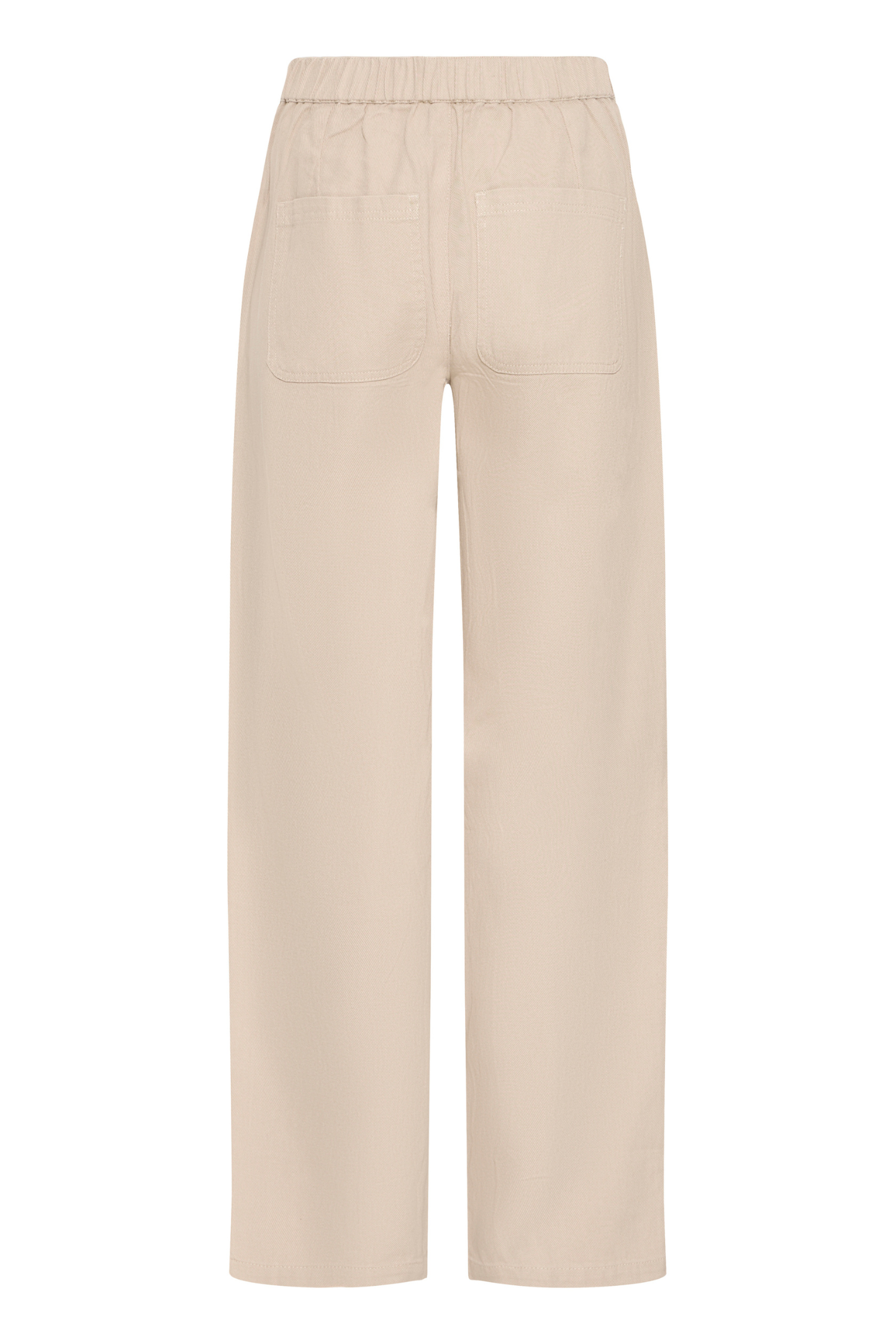 Relaxed cotton trousers in Oxford Tan by Fransa. Easy, flattering and perfect for spring styling. Shop the FRLIORA trousers at Dotique.