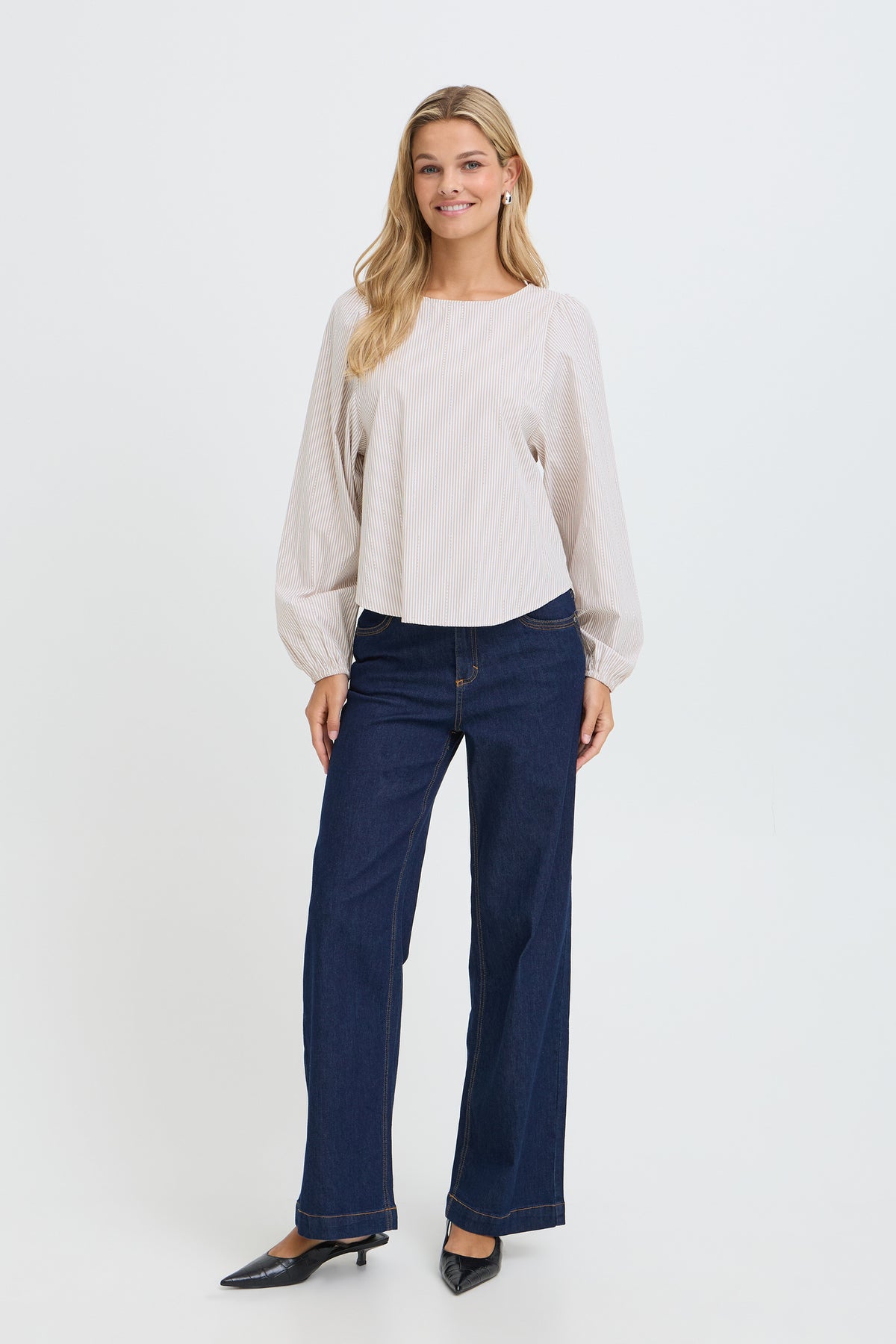 Fransa FRMYRA BL 1 Blouse – model front. Shop Fransa at Dotique.
