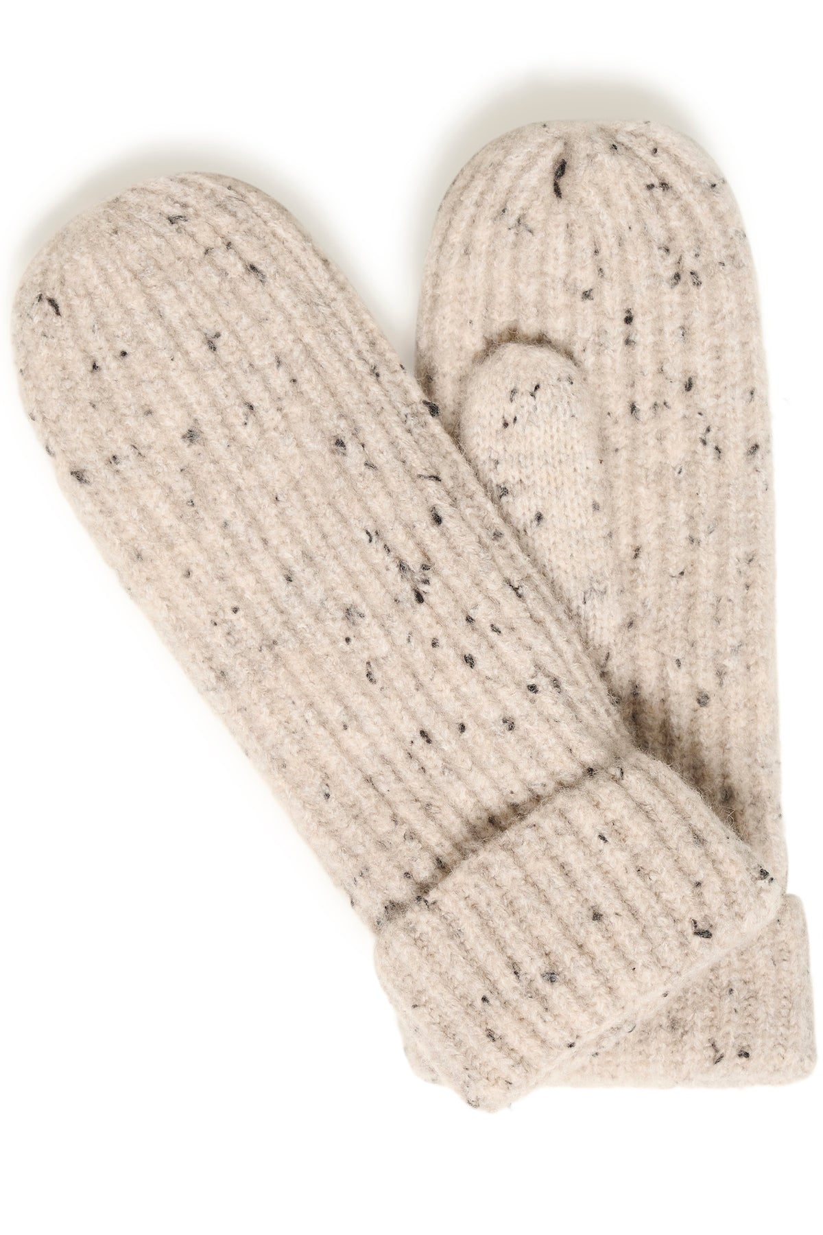 Fransa FRNANNA MITTENS 1 String Melange Mittens – product front. Shop Fransa at Dotique.