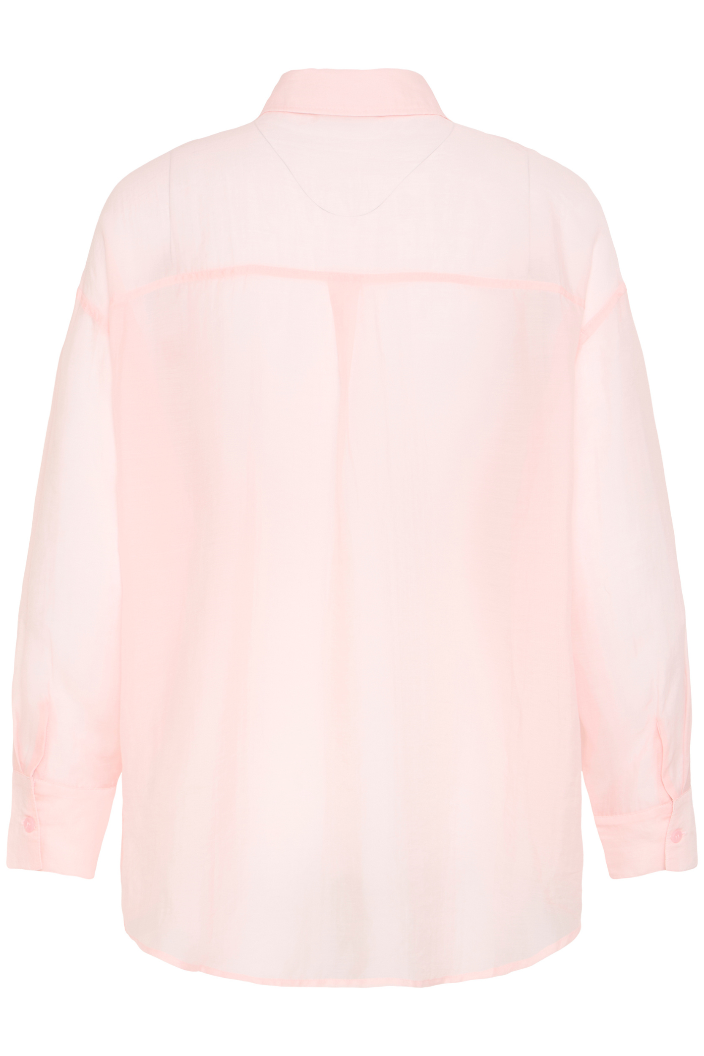 Fransa FRSAIRA rose smoke shirt with long sleeves and button front at Dotique
