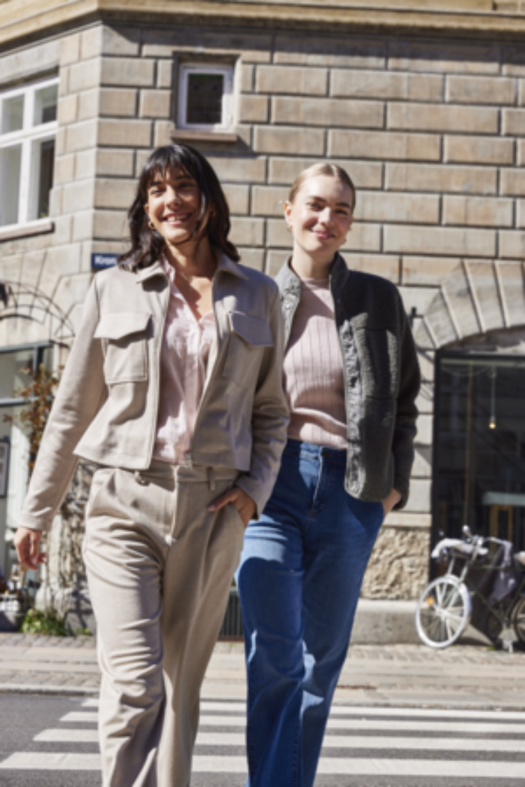 Fransa FRSAIRA rose smoke shirt with long sleeves and button front at Dotique