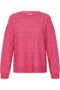 Fransa FRSANNY PU 9 Party Punch Melange Jumper – product front. Shop Fransa at Dotique.